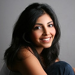 St. Louis Ultherapy model with long dark hair