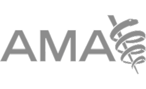 AMA logo with caduceus symbol.