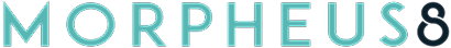 Morpheus8 logo design in stylized text